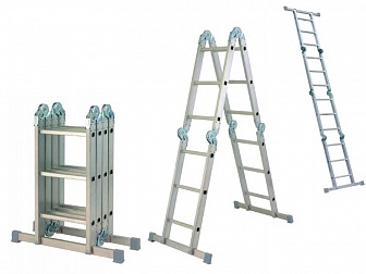 Лестница-трансформер 4х3 ступени (высота 0.94/1.74/3.3м)